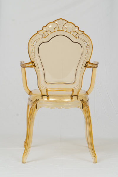 Biscottini Sedia da pranzo in policarbonato con braccioli