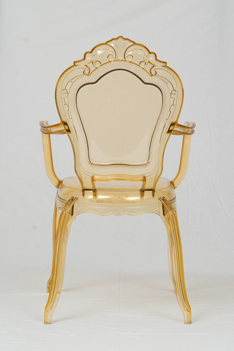 Biscottini Sedia da pranzo in policarbonato con braccioli