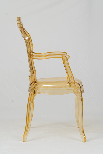 Biscottini Sedia da pranzo in policarbonato con braccioli