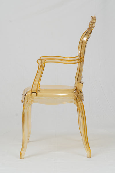 Biscottini Sedia da pranzo in policarbonato con braccioli