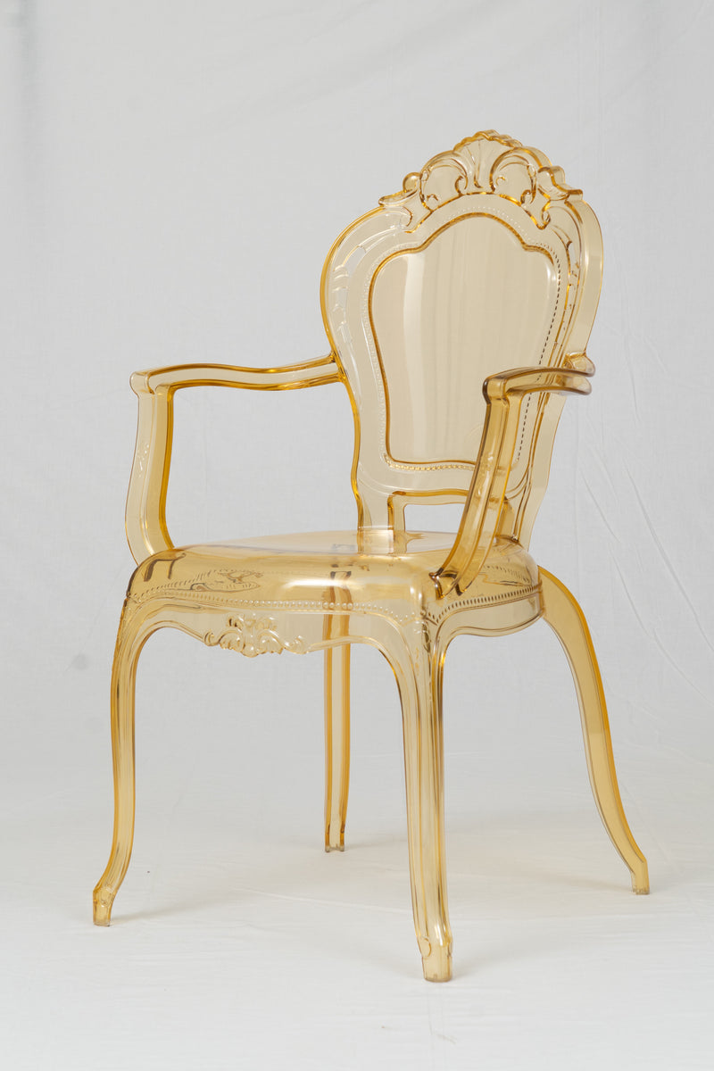 Biscottini Sedia da pranzo in policarbonato con braccioli