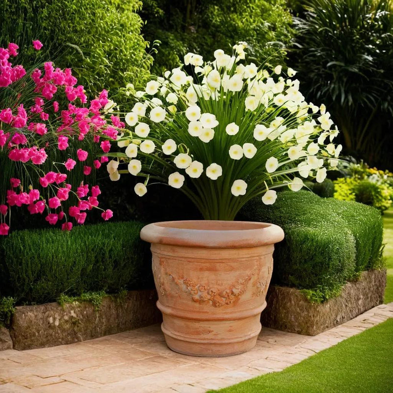 Biscottini Vaso in terracotta Galestro 100% Made in Italy, interamente fatto a mano