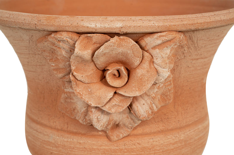 Biscottini Vaso caspò in Terracotta 100% Made in Italy interamente Lavorata a Mano