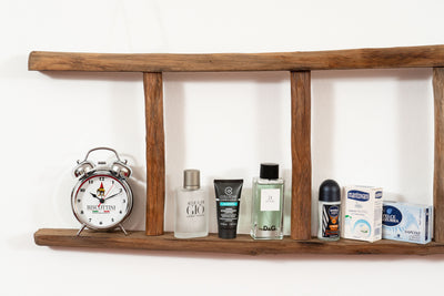 Biscottini Scala portasciugamani in legno finitura naturale