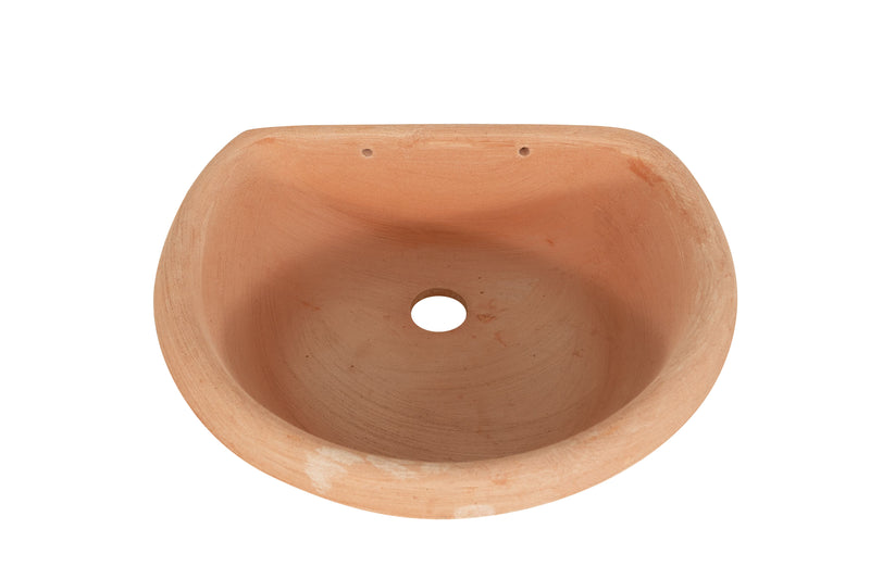 Biscottini Contenitore vasca in Terracotta 100% Made in Italy interamente lavorata a mano