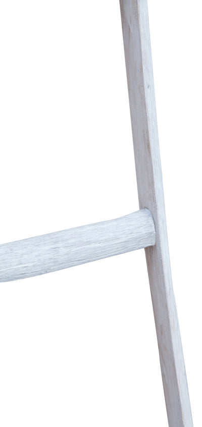 Biscottini Scala portasciugamani in legno finitura bianca anticata