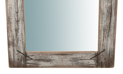 Biscottini Specchio da parete in legno massello RUSTICO GRANDE
