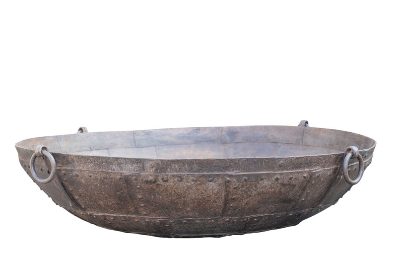 Biscottini VECCHIO CONTENITORE IN FERRO BATTUTO