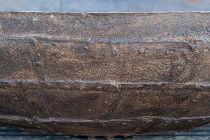 Biscottini VECCHIO CONTENITORE IN FERRO BATTUTO