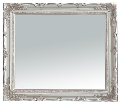 Biscottini Specchiera da appendere verticale/orizzontale finitura foglia argento anticato.