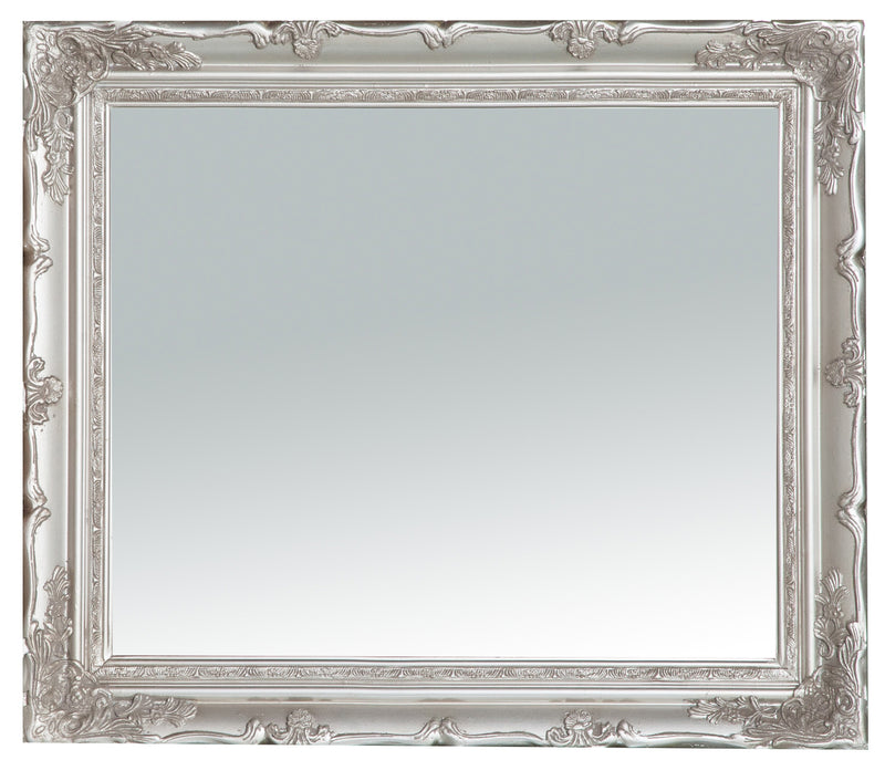 Biscottini Specchiera da appendere verticale/orizzontale finitura foglia argento anticato.