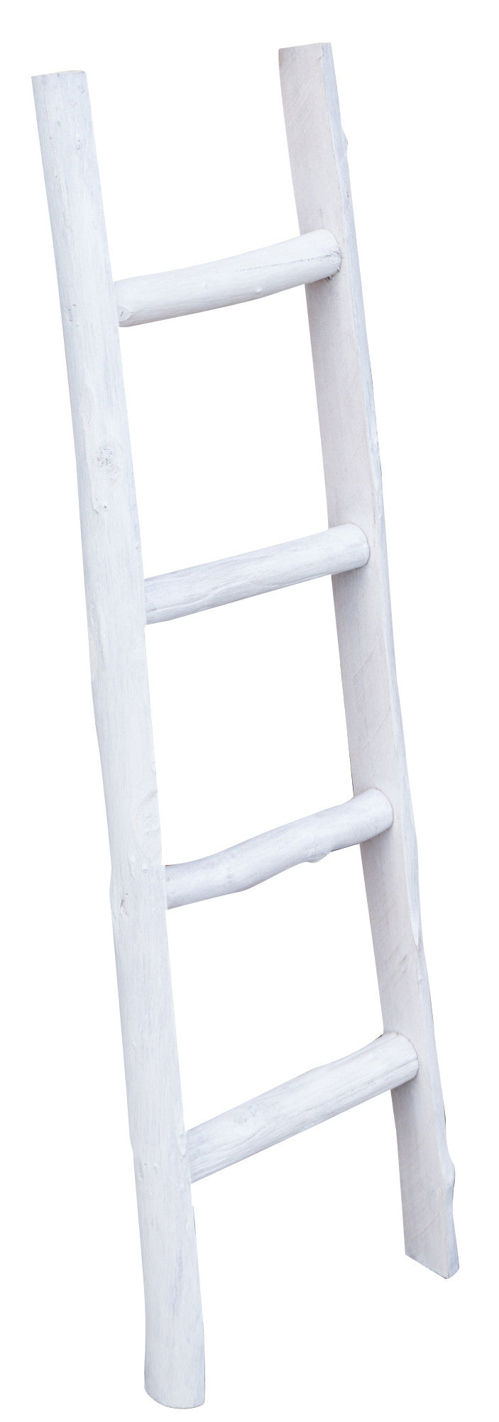 Biscottini Scala portasciugamani in legno finitura bianca anticata