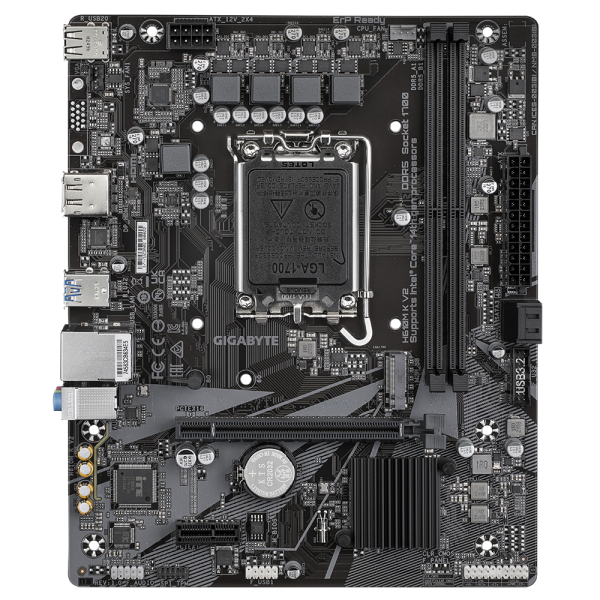 Gigabyte H610M K V2 - 1.0 - Motherboard - micro ATX - LGA1700-Sockel - H610 Chipsatz - USB 3.2 Gen 1 - Gigabit LAN - Onboard-Grafik (CPU erforderlich)