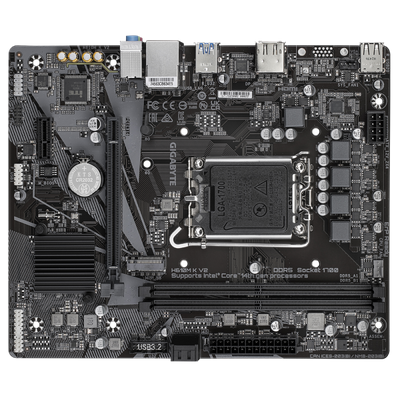 Gigabyte H610M K V2 - 1.0 - Motherboard - micro ATX - LGA1700-Sockel - H610 Chipsatz - USB 3.2 Gen 1 - Gigabit LAN - Onboard-Grafik (CPU erforderlich)
