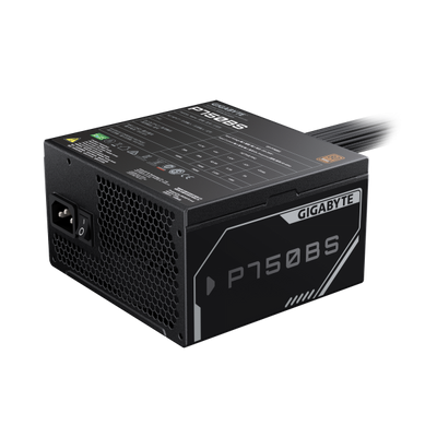 GIGABYTE P750BS Alimentatore - PCI-E 6+2 Pin x 4, 80 PLUS Bronze, Ventola da 120 mm, Compatibile con ATX, Spina EU