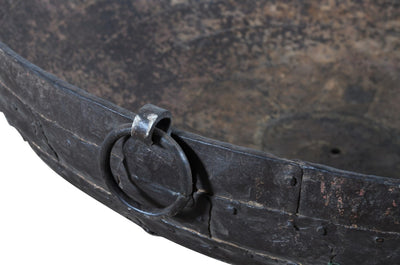 Biscottini VECCHIO CONTENITORE IN FERRO BATTUTO