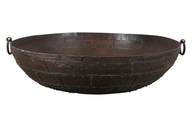 Biscottini VECCHIO CONTENITORE IN FERRO BATTUTO