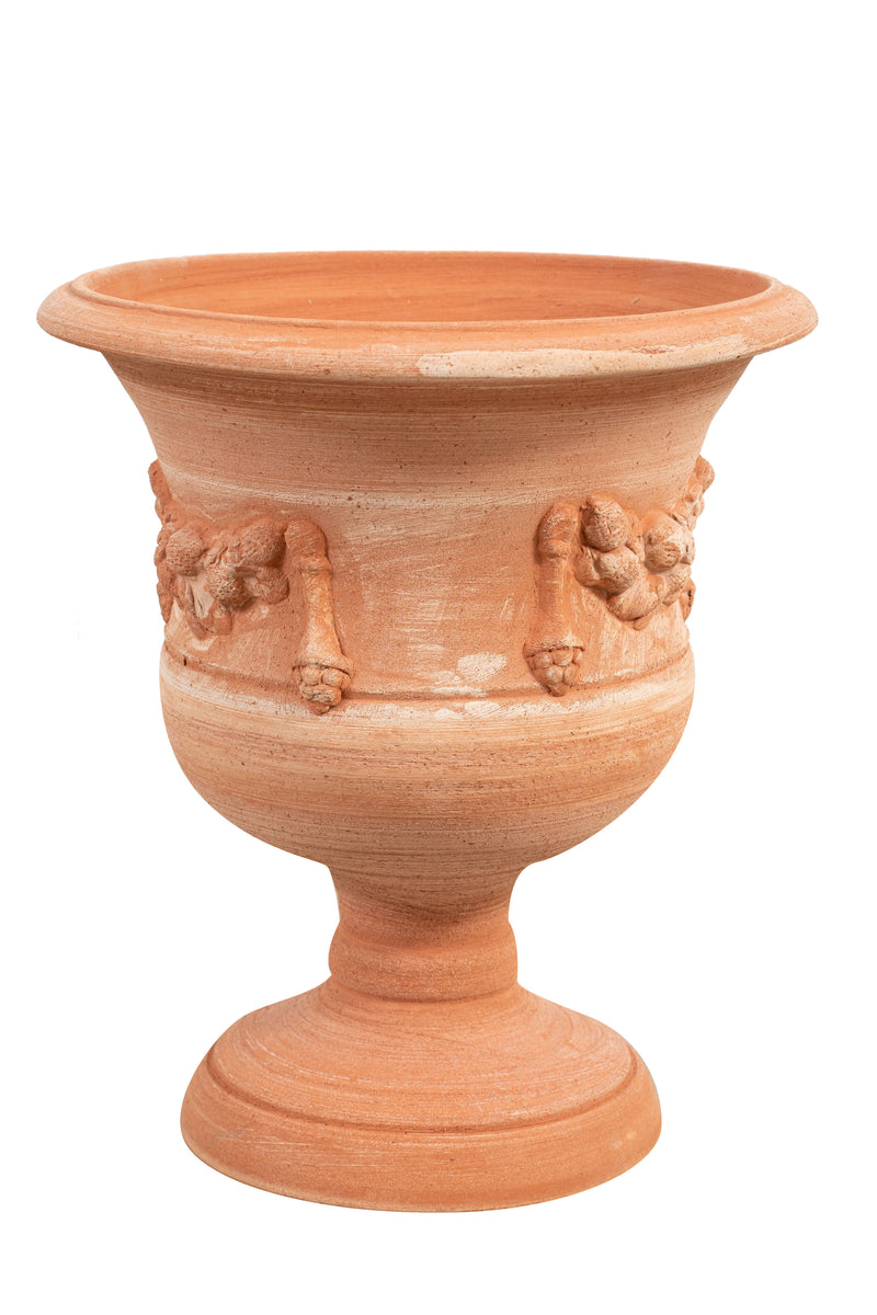 Biscottini Vaso coppa in Terracotta 100% Made in Italy interamente Lavorata a Mano