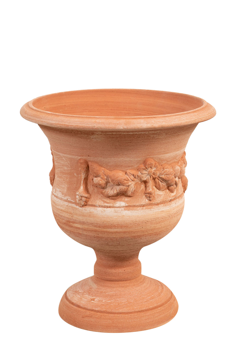 Biscottini Vaso coppa in Terracotta 100% Made in Italy interamente Lavorata a Mano