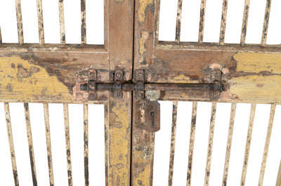 Biscottini Porta portone in legno massello e ferro da interno o da esterno vecchia e antica medievale