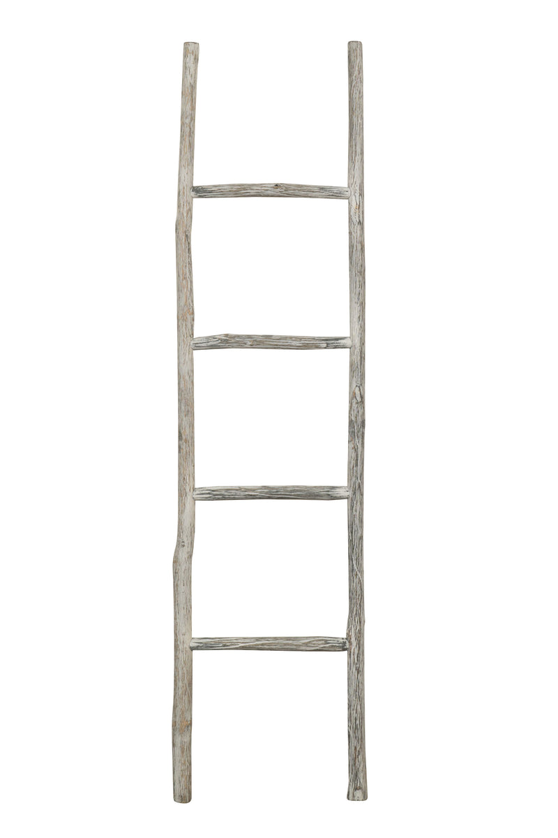 Biscottini Scala portasciugamani in legno finitura nera dimensioni lunghezza profondità