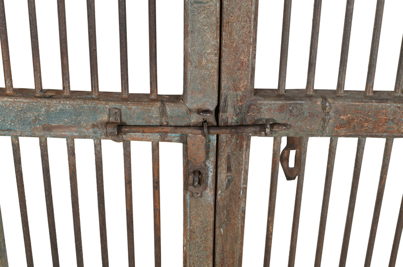 Biscottini Porta portone in legno massello e ferro da interno o da esterno vecchia e antica medievale