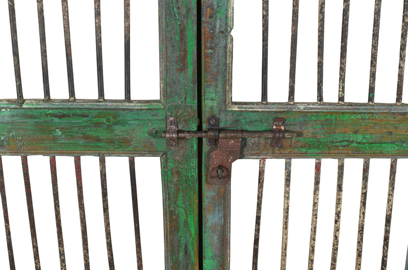 Biscottini Porta portone in legno massello e ferro da interno o da esterno vecchia e antica medievale