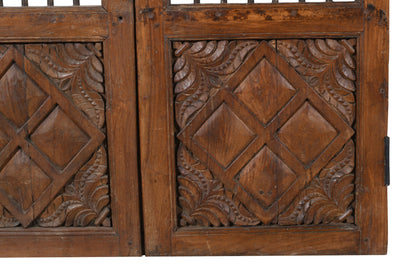 Biscottini Porta portone in legno massello e ferro da interno o da esterno vecchia e antica medievale