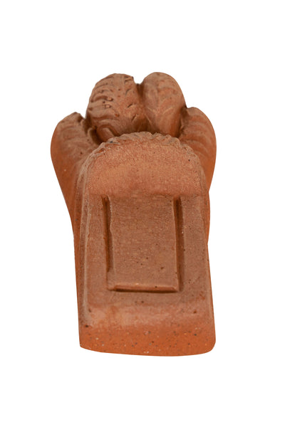 Biscottini Set 12 Piedini A ZAMPA DI LEONE sottovaso per vasi in Terracotta Toscana 100%