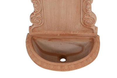 Biscottini Fontana a muro da parete da appendere in Terracotta