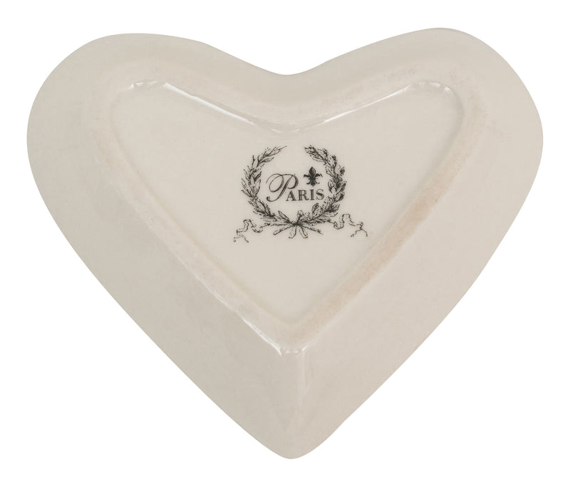 Biscottini Contenitore con coperchio in porcellana bianca decorata