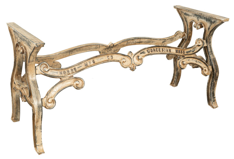 Biscottini Base tavolo in ghisa finitura anticata Molto stabile, robusta Offerta Speciale