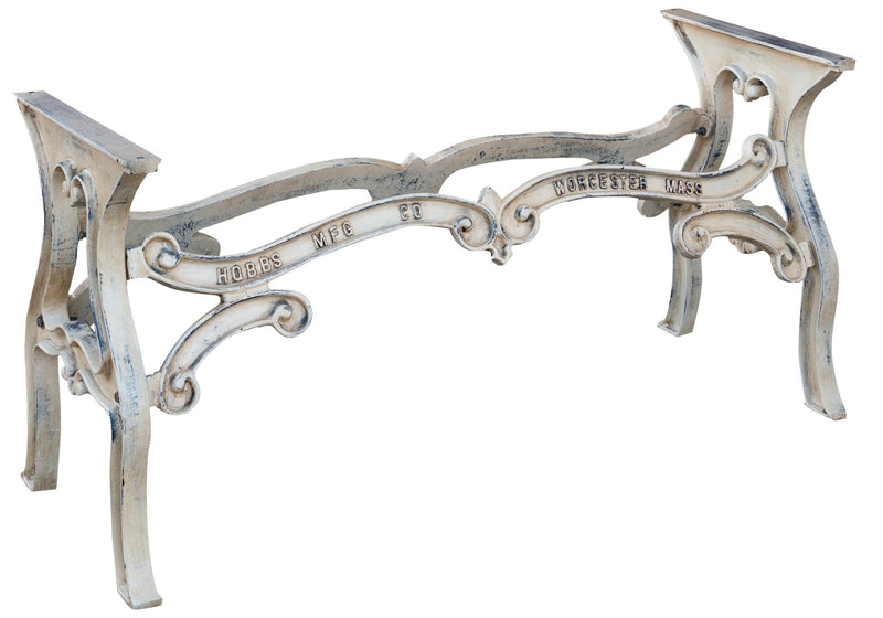 Biscottini Base tavolo in ghisa finitura anticata Molto stabile, robusta Offerta Speciale