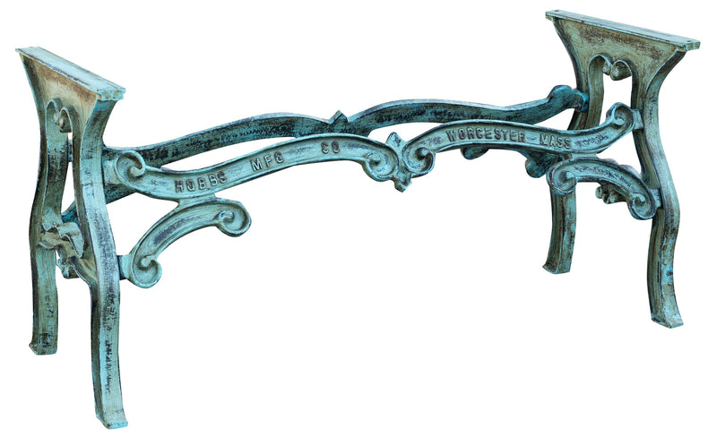 Biscottini Base tavolo in ghisa finitura anticata Molto stabile, robusta Offerta Speciale