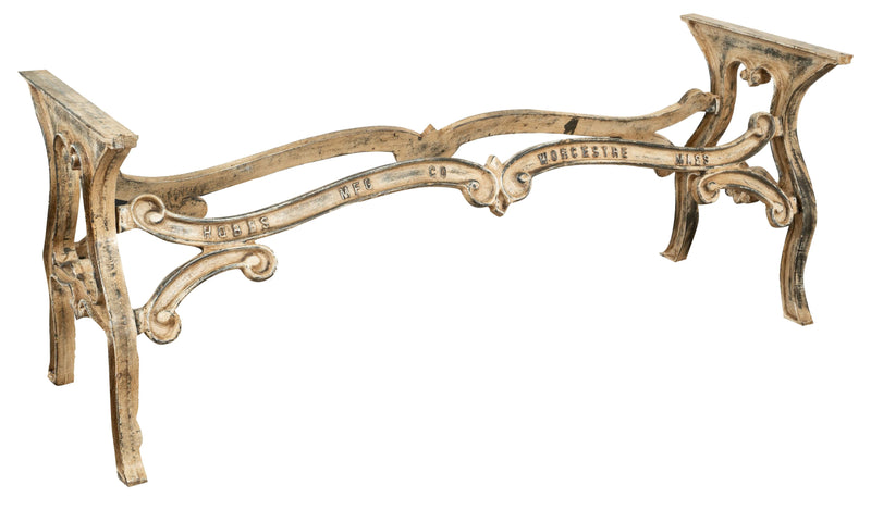 Biscottini Base tavolo in ghisa finitura anticata Molto stabile, robusta Offerta Speciale