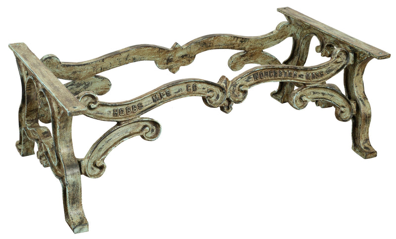 Biscottini Base tavolo in ghisa finitura anticata Molto stabile, robusta Offerta Speciale