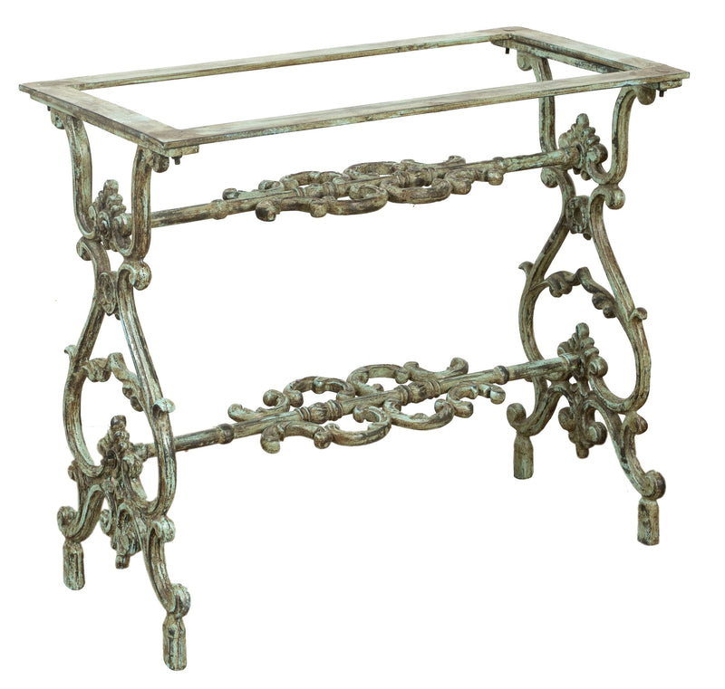 Biscottini Base tavolo in ghisa finitura anticata Molto stabile, robusta Offerta Speciale