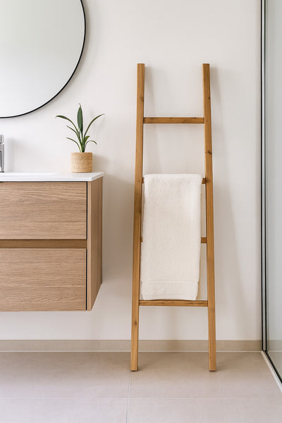 Biscottini Scala portasciugamani in legno