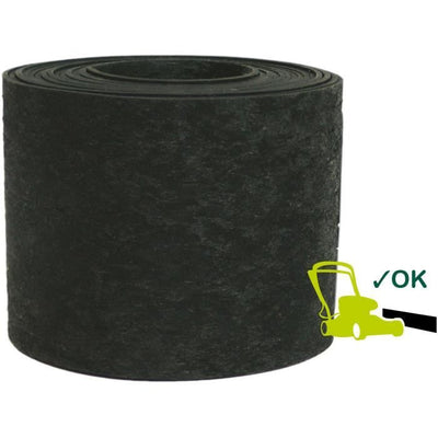 Bordura da giardino in gomma riciclata - GARDEN ID Eco Border - 5 m H13 cm - Indistruttibile - Installazione flessibile, diritta o curva.