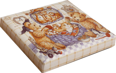 Biscottini Pouf contenitore richiudibile in ecopelle peluche Praticissimo 32x32x32