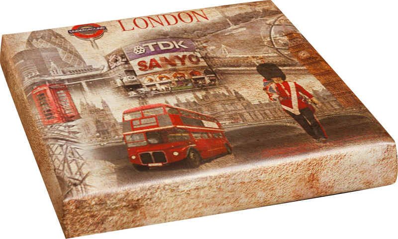 Biscottini Pouf contenitore richiudibile in ecopelle London Praticissimo 32x32x32