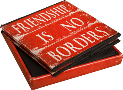 Biscottini Pouf contenitore richiudibile in ecopelle friendship Praticissimo 32x32x32