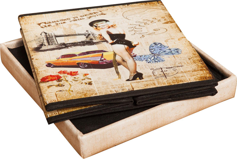 Biscottini Pouf contenitore richiudibile in ecopelle A Praticissimo 32x32x32 realizzato