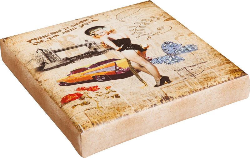 Biscottini Pouf contenitore richiudibile in ecopelle A Praticissimo 32x32x32 realizzato