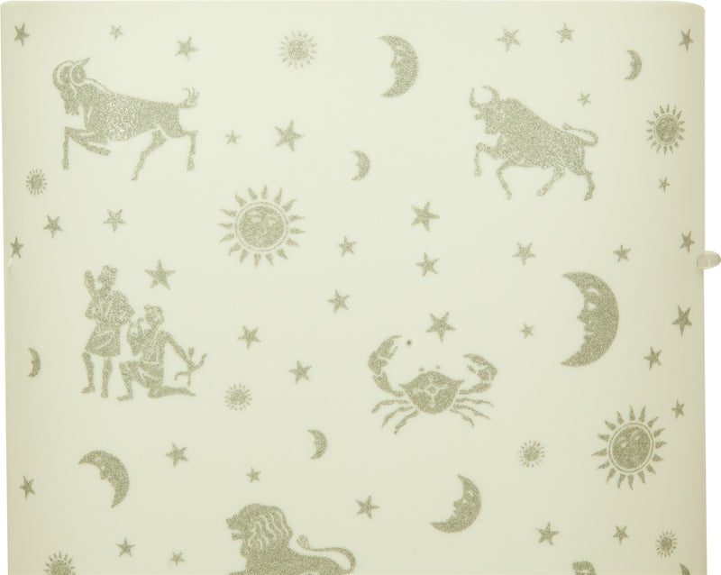 Biscottini Lampada in policarbonato decorato zodiaco media