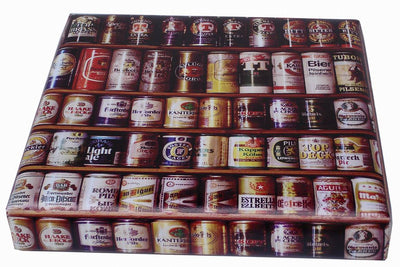 Biscottini Pouf contenitore richiudibile in ecopelle birra Praticissimo 32x32x32