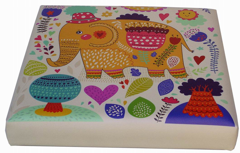 Biscottini Pouf contenitore richiudibile in ecopelle Praticissimo 32x32x32 realizzato