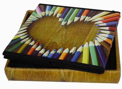 Biscottini Pouf contenitore richiudibile in ecopelle cuore Praticissimo 32x32x32