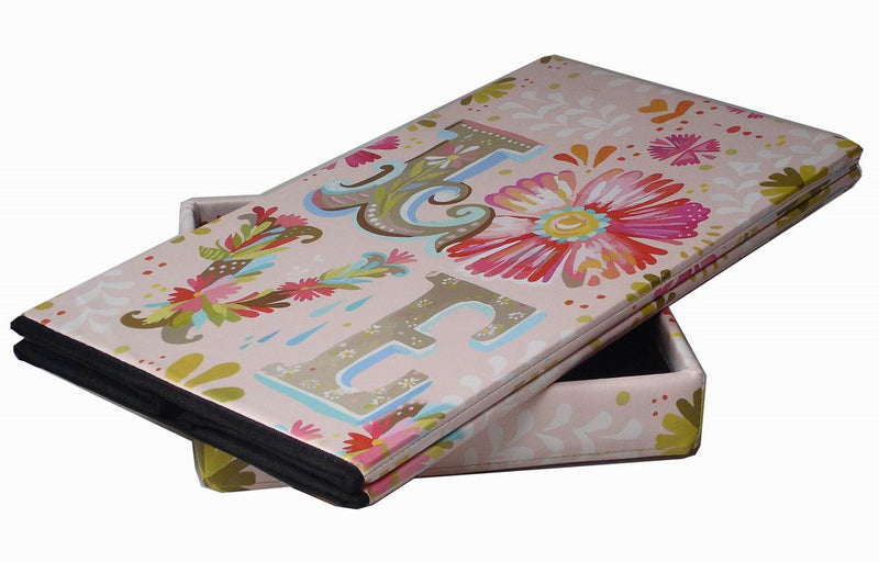 Biscottini Pouf contenitore richiudibile in ecopelle Praticissimo 32x32x60 realizzato