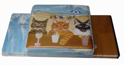 Biscottini Pouf contenitore richiudibile in ecopelle Praticissimo 32x32x60 realizzato